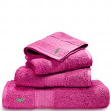 Ralph Lauren Polo Player Towels Raspberry
